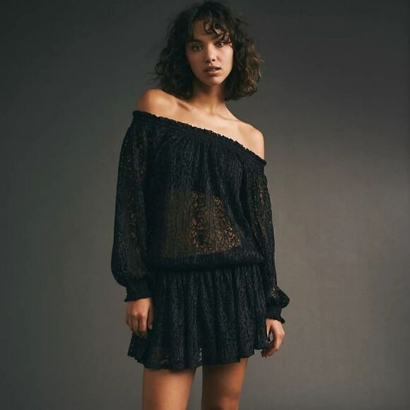 Free People Carina Meadow Lace Dress Size S NWOT - Picture 2 of 3